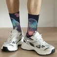 thumbnail image 6 of Rateoe Bird 1 for Women Casual Calf Socks - Cute Crew Socks - Thin Soft Above Ankle Socks Size 5-11, 6 of 6