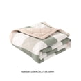 thumbnail image 3 of CNKOO Naked Sleeping Skin-friendly Washed Cotton Refrigerated Comforter Summer Thin Comforter Green, 3 of 6