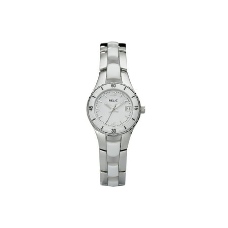 UPC 723765170497 product image for Relic by Fossil Women's Charlotte Stainless Steel Silver and White Ceramic Watch | upcitemdb.com