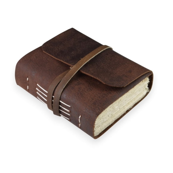 Kathmandu Valley Co. Everest Explorer Heritage Deluxe Edition, Vintage Leather Bound Journal with Handmade Heavyweight Tree-free Lokta Paper, Made in
