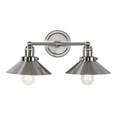 thumbnail image 2 of JONATHAN Y July 17.5" 2-Light Industrial Farmhouse Metal Vanity Light, Nickel, 2 of 7