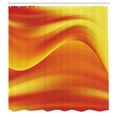 thumbnail image 2 of Ambesonne Orange Shower Curtain, Abstract Digital Waves, 69"Wx70"L, Burnt Orange, 2 of 4