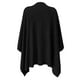thumbnail image 5 of Poncho grande con abertura delantera para mujer - Chal de punto para otoño-invierno - Talla única, 5 of 5