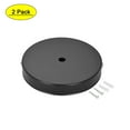 thumbnail image 1 of Unique Bargains Retro Wall Sconce Canopy Kit Black Iron 2Pcs 120mm Indoor, 1 of 3