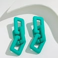 thumbnail image 3 of Daolelai French Solid Color Acrylic Vintage Earrings, 3 of 5