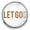 Brown, variant on Choose Color | Let Go, Let God Snap Jewelry Ginger Charm Button, For Interchangeable DIY Customizable Accessories