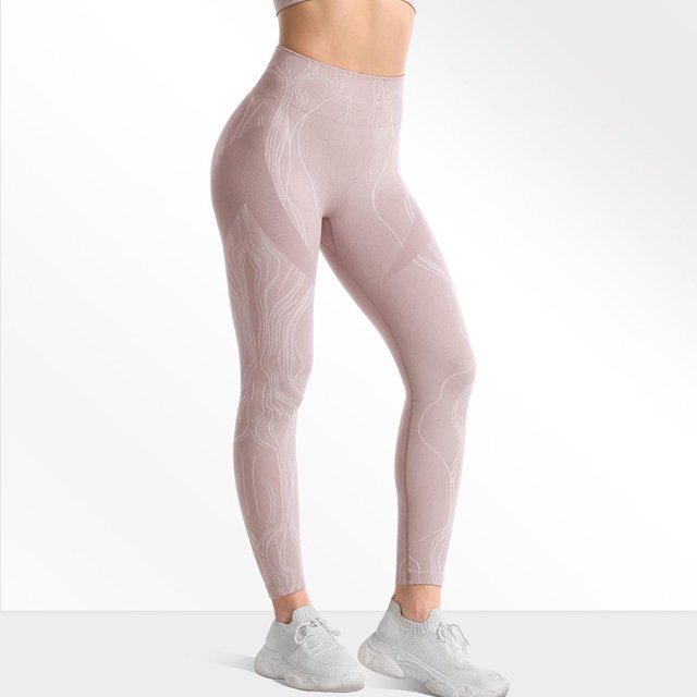 Leggings de compresión, pantalones de yoga Capris sin costuras de cinturo para mujer, mallas de fitness para , quemador que oprime Baoblaze Pantalones de yoga de compresión