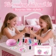 thumbnail image 6 of MYDOVA Kids Non-Toxic Quick Dry Nail Art Salon Kit with Nail Dryer and Peelable Nail Polish,Ideal Gift Toys for Girls Age 3-12, 6 of 8