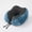 Blue, variant on Memory Foam Travel Neck Pillow, U-Shaped Support Pillow with Eye Mask Earplugs Storage Bag for Airplane Car Train Sleep