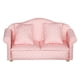 thumbnail image 2 of Miniatura 1:12 Sunnimix Sala de Estar Sofá Rosa Modelo Muebles Asiento de Amor, 2 of 7