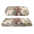 thumbnail image 2 of Pzuqiu Floral Horse 2-Piece Golf Cart Seat Covers - Breathable Washable Universal Fit for Most 2-Seater Golf Carts - Durable Protective Gift for Golf Lovers, 2 of 10