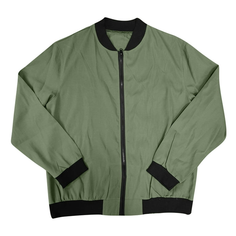 128 SAFETY GREEN Fleece Lined Windbreaker Jacket - Jackets