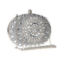 thumbnail image 1 of Monedero de mano COAIMANEY con purpurina con diamantes de imitación brillantes para bodas, 1 of 8