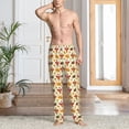 thumbnail image 6 of Lsque Thanksgiving Turkeys Print Men's Pajama Pants, Lounge Pant - Comfortable Home Wear,Elastic Waistband, Stylish Design-X-Large, 6 of 9
