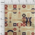 thumbnail image 2 of oneOone Velvet Light Brown Fabric Geometric Dress Material Fabric Print Fabric By The Yard 58 Inch Wide-D4, 2 of 7