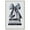 Silver Frame, variant on Pageant Prestige Canvas Trendy Fashion Print by Art Remedy, White Frame, 36 x 54