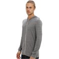 thumbnail image 2 of Alternative Eco-Jersey Full-Zip Hoodie, M, Eco Grey, 2 of 2