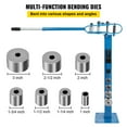 thumbnail image 4 of YP-38 Metal Bender Flat Bar Bender w/ Floor Stand 7 Dies 1"-3", 4 of 12