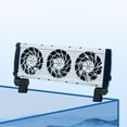 thumbnail image 4 of Aquarium Chiller 1 2 3 Heads Aquarium Chiller Cooling Fan With Adjustable Aquarium Fan Bracket Ultra Quiet Fish Tank Cooling Fan System For Salt Fresh Water, 4 of 9