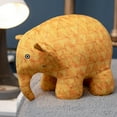 thumbnail image 3 of Elephant Stuffed Animal Plush Toy-Fun Colorful Checkered Elephant Plush Pendant Gift for Family, 3 of 4