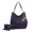 Purple, variant on MKF Collection Ashley Women's Hobo Bag with Wristlet Wallet, Vegan Leather Shoulder Bag Handbag Purse Set by Mia K