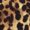 CZC157, variant on Brown Black Leopard Print Fabric Women Dress V-Neck Short Sleeve Flowy Swing Party Midi Dress