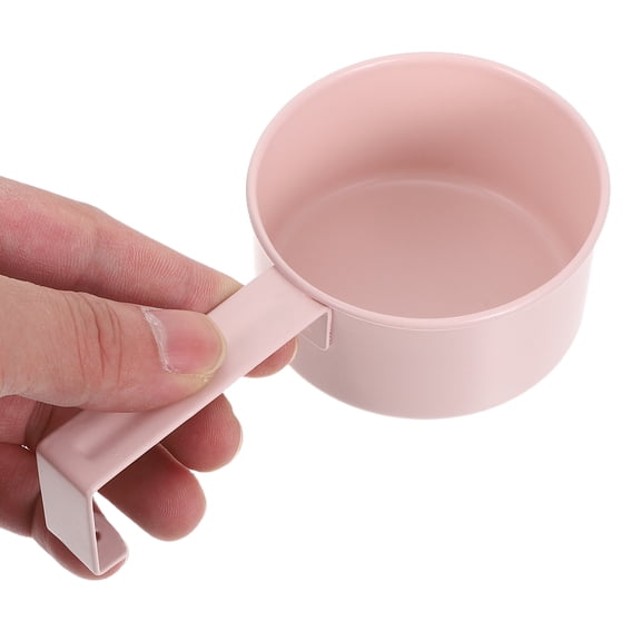 Raindrops Iron Laundry Powder Scoop for Home Use with Hanging Hook Pink