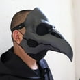 thumbnail image 5 of Greyghost Punk Rétro Peste Docteur Bec de Corbeau Halloween Costumes Cosplay Fête Couvre-Visage Accessoires Oiseau, 5 of 5