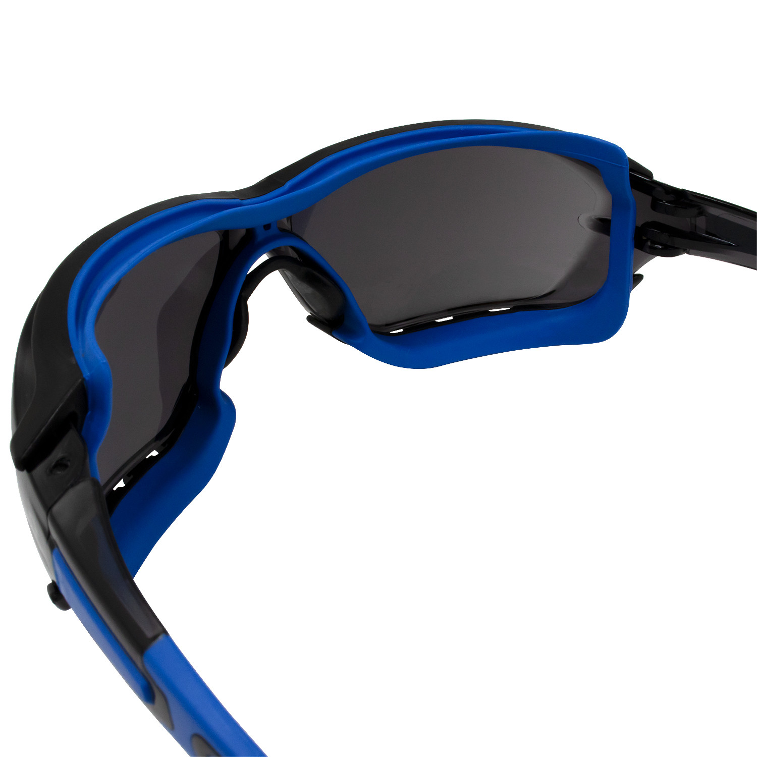 Birdz Eyewear Gasket Safety Padded Motorcycle Sport Sunglasses Blue with Smoke Lens - image 5 of 7