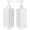 White, variant on Pump Bottle Dispenser 22oz/650ml 2Pack Square Plastic Lotion Dispenser Empty Lotion Pump Bottle for Essential Oil Lotion