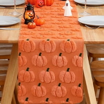 Hometravel Fall Thanksgiving Table Runner, Pumpkin Themed Holiday Decor, 33x183cm Dining Table Cover for Autumn, Seasonal Home Celebration Accent
