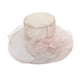 thumbnail image 2 of Flor Red Hilo Sombrero para el sol Playa Protector solar Sombrero para el sol Mujer Organza Sombrero de copa Wmkox8yii jkg5771, 2 of 2