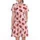 thumbnail image 1 of Disketp Cute Ladybugs 1 para Vestido de Manga Corta para Mujeres, Vestidos de Verano para Mujeres, Casual y Holgado para la Playa, 1 of 6