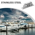 thumbnail image 4 of MIANGASTORE Attrape-Rouleau en Laiton pour Porte d'Armoire, Attrape-Plateau Solide pour Portes de Bateau Marin, Usage Intensif pour Yacht, Rvs et Armoires Argent 50 mm, 4 of 9
