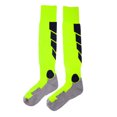 thumbnail image 4 of Calcetines largos de fútbol para hombres Sunnimix Amarillo fluorescente L, 4 of 8