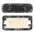 thumbnail image 3 of Pzuqiu Gothic Skull Rose Cat 2-Piece Golf Cart Seat Covers - Breathable Washable Protective Set for Most 2-Seater Golf Carts, 3 of 10