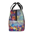 thumbnail image 4 of Lsque Spring Flower Seasonal Pattern Lunch Bag Women/Men Insulated Lunch Box,Small Leakproof Cooler Food Lunch Containers Reusable High Capacity Lunch Tote Bags, 4 of 7