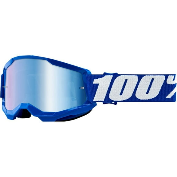100% STRATA Youth Goggle Blue - Mirror Blue Lens 50521-250-02