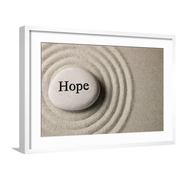 Art.com Hope Art Print by og-vision, White Frame Wall Art, 29" x 21"