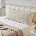 thumbnail image 4 of Farmhouse Flowers Body Pillow Cover 20 x 60 Inch Decorative Pillow Cover Green Botanical Floral Patterned Lumbar Pillowcase Seasonal Rectangle Cushion Case for Couch Sofa Bed Living Room, 4 of 9