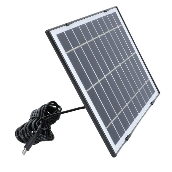 Security Camera Solar Panel, Type C Professional Solar Panel Charger for Solar Water Pump for Emergency Light