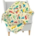 thumbnail image 2 of Yibo Tractor Blanket Just A Girl Who Loves Tractors Gift for Boy Girl Kid Tractor Lover Soft Cozy Plush Lightweight Fleece Flannel Throw for Couch Travel Yibo for Small Pet/Stroller, 2 of 8