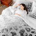 thumbnail image 4 of Castle Fairy Teens Gradient Cheetah Print Twin Bedding Sets 7-Piece,Black Grey Ombre Bedding Comforter Set Microfiber,Abstract Bling Glitter Breathable Sheet Sets,Super Cozy Room Decor,Reversible, 4 of 8