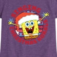 thumbnail image 3 of SpongeBob SquarePants - Singing Christmas Korals - Toddler & Youth Girls Short Sleeve Graphic T-Shirt, 3 of 6