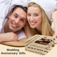 thumbnail image 2 of 2 Years Anniversary Blanket Gifts for Women Men Wife Christmas Valentines Day Gifts for Him Her Wedding Happy Anniversary Blanket for Husband Stocking Stuffers Soft Blanket 50x60, 2 of 6