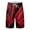 Red, variant on PMUYBHF Mens Trunks Swimwear Mens Swimsuit Mesh Lined With Beach Shorts And Pockets Black Shorts Mens Basketball Compression Shorts Men With Pocket White