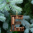 thumbnail image 4 of Lilixerw 26 Alphabet Book Hanging Ornament,3.1 inch Acrylic Pendant for Book Lovers Christmas Tree Ornaments Car Pendant(E), 4 of 8