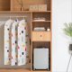 thumbnail image 2 of 3PCS Wardrobe Dustproof Clothing Bag PEVA Hanging Garment Bag Suit Hanging Bag Dust Cover (Blue,Large) Blue Large Blue, 2 of 4