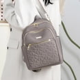 thumbnail image 3 of Stylago Womens Backpack Purses Trendy Zipper Compartments Crossbody Bags Water Proof Nylon Travel Shopping Bags for Ladies Brown, 3 of 4