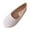 White, variant on Lenago Flat Dress Shoes for Women Low Shallow Heel Dress Shoes Slip-On Walking Shoes Round Toe Office Shopping Party Travel Black Size-7.5